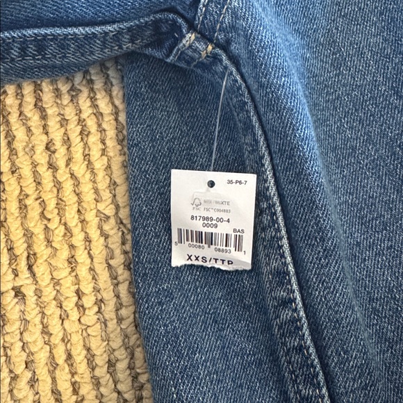 GAP Classic Blue Denim Oversized Jean Jacket - Picture 3 of 5